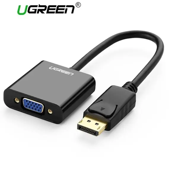 ადაპტერი UGREEN DP109 (20415) DP Male to VGA Female Converter  Black DP To VGA - TechMall.geადაპტერი UGREEN DP109 (20415) DP Male to VGA Female Converter  Black DP To VGA - TechMall.ge ,ადაპტერი UGREEN DP109 (20415) DP Male to VGA Female Converter  Black DP To VGA - TechMall.ge