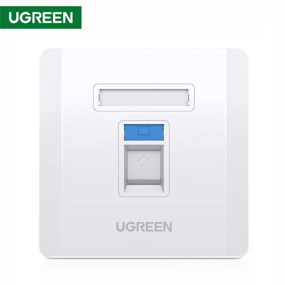 ინტერნეტის როზეტი UGREEN NW144 (80180) Wall Socket internet RJ45 Wall Plate Single Port საფარი - TechMall.geინტერნეტის როზეტი UGREEN NW144 (80180) Wall Socket internet RJ45 Wall Plate Single Port საფარი - TechMall.ge ,ინტერნეტის როზეტი UGREEN NW144 (80180) Wall Socket internet RJ45 Wall Plate Single Port საფარი - TechMall.ge