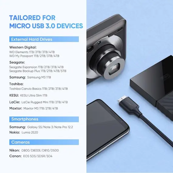 Micro-B USB კაბელი UGREEN US312 (20103) Type-c to Micro B USB 3.0 to USB-C Cable 1M, 7 image - TechMall.geMicro-B USB კაბელი UGREEN US312 (20103) Type-c to Micro B USB 3.0 to USB-C Cable 1M, 7 image - TechMall.ge ,Micro-B USB კაბელი UGREEN US312 (20103) Type-c to Micro B USB 3.0 to USB-C Cable 1M, 7 image - TechMall.ge