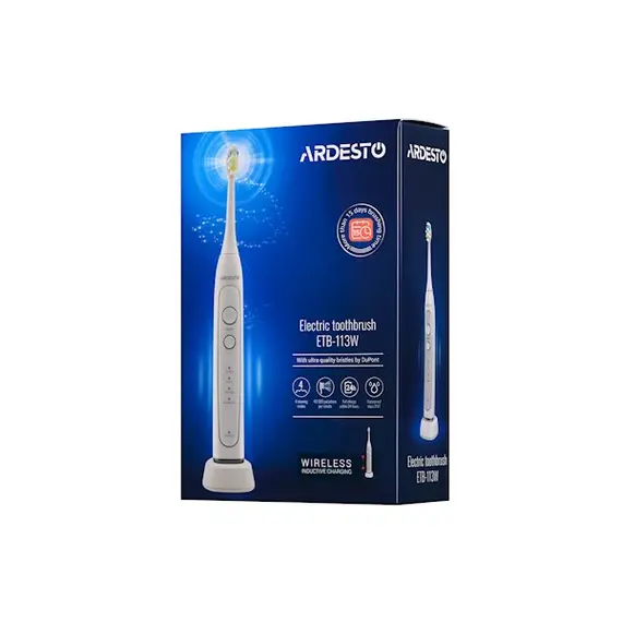 კბილის ელექტრო ჯაგრისი Ardesto Electric Tooth Brush ETB-113W white, 4 image - TechMall.geკბილის ელექტრო ჯაგრისი Ardesto Electric Tooth Brush ETB-113W white, 4 image - TechMall.ge ,კბილის ელექტრო ჯაგრისი Ardesto Electric Tooth Brush ETB-113W white, 4 image - TechMall.ge