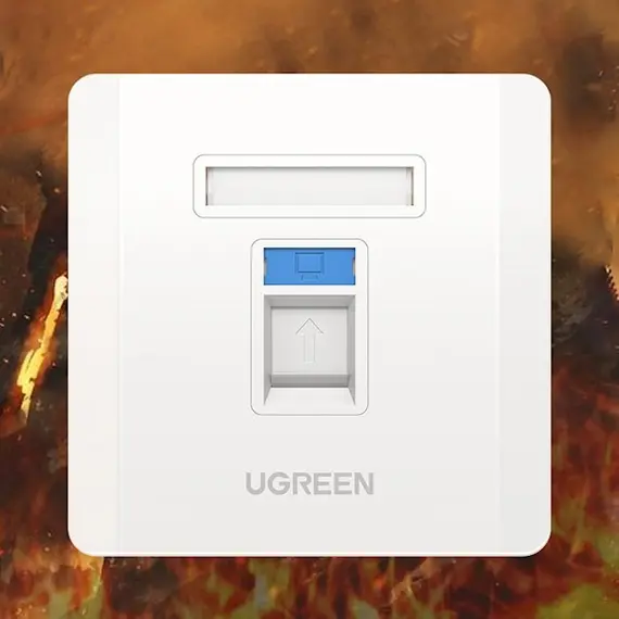 ინტერნეტის როზეტი UGREEN NW144 (80180) Wall Socket internet RJ45 Wall Plate Single Port საფარი, 5 image - TechMall.geინტერნეტის როზეტი UGREEN NW144 (80180) Wall Socket internet RJ45 Wall Plate Single Port საფარი, 5 image - TechMall.ge ,ინტერნეტის როზეტი UGREEN NW144 (80180) Wall Socket internet RJ45 Wall Plate Single Port საფარი, 5 image - TechMall.ge