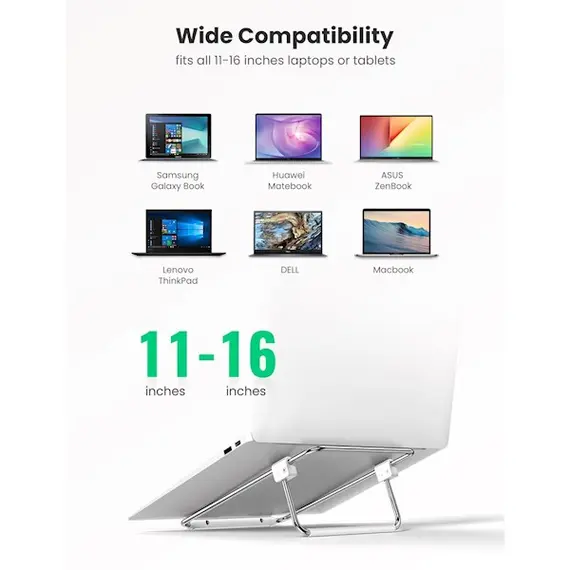ნოუთბუქის სადგამი UGREEN Desktop Laptop Stand (Silver), 5 image - TechMall.geნოუთბუქის სადგამი UGREEN Desktop Laptop Stand (Silver), 5 image - TechMall.ge ,ნოუთბუქის სადგამი UGREEN Desktop Laptop Stand (Silver), 5 image - TechMall.ge