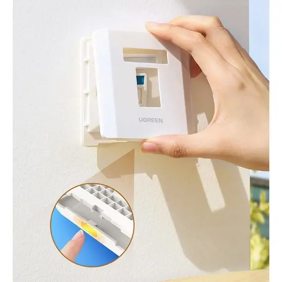 ინტერნეტის როზეტი UGREEN NW144 (80180) Wall Socket internet RJ45 Wall Plate Single Port საფარი, 4 image - TechMall.geინტერნეტის როზეტი UGREEN NW144 (80180) Wall Socket internet RJ45 Wall Plate Single Port საფარი, 4 image - TechMall.ge ,ინტერნეტის როზეტი UGREEN NW144 (80180) Wall Socket internet RJ45 Wall Plate Single Port საფარი, 4 image - TechMall.ge