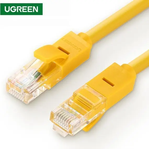 LAN კაბელი UGREEN Patch Cord NW103 (30642) Cat 5e UTP Lan Cable 10m (Yellow) - TechMall.geLAN კაბელი UGREEN Patch Cord NW103 (30642) Cat 5e UTP Lan Cable 10m (Yellow) - TechMall.ge ,LAN კაბელი UGREEN Patch Cord NW103 (30642) Cat 5e UTP Lan Cable 10m (Yellow) - TechMall.ge