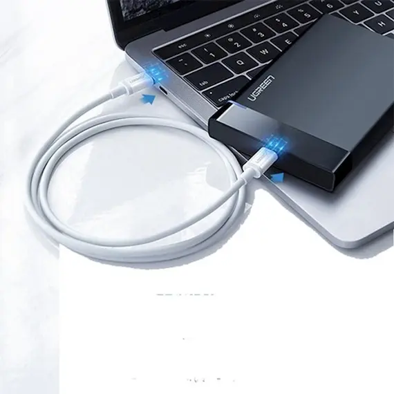 USB კაბელი UGREEN 60518 USB 2.0 C M/M ABS Cover 1m (White), 3 image - TechMall.geUSB კაბელი UGREEN 60518 USB 2.0 C M/M ABS Cover 1m (White), 3 image - TechMall.ge ,USB კაბელი UGREEN 60518 USB 2.0 C M/M ABS Cover 1m (White), 3 image - TechMall.ge
