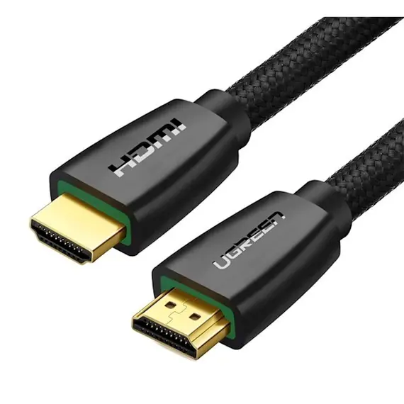 HDMI კაბელი UGREEN HD118 (40410) High-End HDMI Cable with Nylon Braid 2m (Black), 2 image - TechMall.geHDMI კაბელი UGREEN HD118 (40410) High-End HDMI Cable with Nylon Braid 2m (Black), 2 image - TechMall.ge ,HDMI კაბელი UGREEN HD118 (40410) High-End HDMI Cable with Nylon Braid 2m (Black), 2 image - TechMall.ge