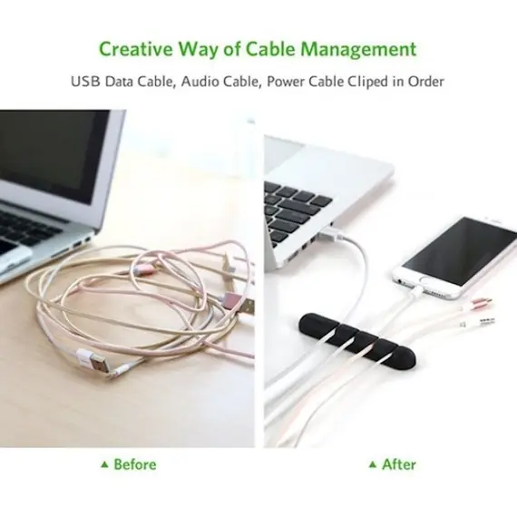 კაბელების მენეჯერი UGREEN LP114 (30762) Cable organizer 2 Pack silicone usb cable winder flexible cable control cable with clips holder for mouse headphones Black, 6 image - TechMall.geკაბელების მენეჯერი UGREEN LP114 (30762) Cable organizer 2 Pack silicone usb cable winder flexible cable control cable with clips holder for mouse headphones Black, 6 image - TechMall.ge ,კაბელების მენეჯერი UGREEN LP114 (30762) Cable organizer 2 Pack silicone usb cable winder flexible cable control cable with clips holder for mouse headphones Black, 6 image - TechMall.ge