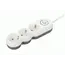 დამაგრძელებელი კაბელი 2E 3 Ways socket,with children protection. H05VV-F 3G*1.0mm, 3m, white, suitable for vertical mounting, 2 image - TechMall.geდამაგრძელებელი კაბელი 2E 3 Ways socket,with children protection. H05VV-F 3G*1.0mm, 3m, white, suitable for vertical mounting, 2 image - TechMall.ge ,დამაგრძელებელი კაბელი 2E 3 Ways socket,with children protection. H05VV-F 3G*1.0mm, 3m, white, suitable for vertical mounting, 2 image - TechMall.ge