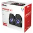 დინამიკი TRUST Gemi RGB 2.0 Speaker Set - black, 2 image - TechMall.geდინამიკი TRUST Gemi RGB 2.0 Speaker Set - black, 2 image - TechMall.ge ,დინამიკი TRUST Gemi RGB 2.0 Speaker Set - black, 2 image - TechMall.ge