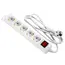 დენის დამაგრძელებელი 2E Power strip 5XSchuko with switch, 3G*1.5мм, 1.5m, white - TechMall.geდენის დამაგრძელებელი 2E Power strip 5XSchuko with switch, 3G*1.5мм, 1.5m, white - TechMall.ge ,დენის დამაგრძელებელი 2E Power strip 5XSchuko with switch, 3G*1.5мм, 1.5m, white - TechMall.ge