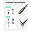 აუდიო ადაპტერი UGREEN AV188 (10683), 3.5mm Male to Female, Extension Cable, 5m, Black, 2 image - TechMall.geაუდიო ადაპტერი UGREEN AV188 (10683), 3.5mm Male to Female, Extension Cable, 5m, Black, 2 image - TechMall.ge ,აუდიო ადაპტერი UGREEN AV188 (10683), 3.5mm Male to Female, Extension Cable, 5m, Black, 2 image - TechMall.ge
