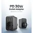 ადაპტერი UGREEN CD314 (90613), 30W, 1 Socket, USB-A, USB-C, Gray, 2 image - TechMall.geადაპტერი UGREEN CD314 (90613), 30W, 1 Socket, USB-A, USB-C, Gray, 2 image - TechMall.ge ,ადაპტერი UGREEN CD314 (90613), 30W, 1 Socket, USB-A, USB-C, Gray, 2 image - TechMall.ge