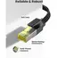 ქსელის კაბელი UGREEN NW189 (40165), CAT7 U/FTP, Lan Cable, 10m, Black, 4 image - TechMall.geქსელის კაბელი UGREEN NW189 (40165), CAT7 U/FTP, Lan Cable, 10m, Black, 4 image - TechMall.ge ,ქსელის კაბელი UGREEN NW189 (40165), CAT7 U/FTP, Lan Cable, 10m, Black, 4 image - TechMall.ge