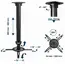 პროექტორის საკიდი Gembird CM-B-01 Adjustable Ceiling Mount For Projector/Beamer, 6 image - TechMall.geპროექტორის საკიდი Gembird CM-B-01 Adjustable Ceiling Mount For Projector/Beamer, 6 image - TechMall.ge ,პროექტორის საკიდი Gembird CM-B-01 Adjustable Ceiling Mount For Projector/Beamer, 6 image - TechMall.ge
