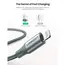 USB კაბელი UGREEN US304 (80564), 87W, MFi, USB-C to Lightning, 1m, Midnight Green, 3 image - TechMall.geUSB კაბელი UGREEN US304 (80564), 87W, MFi, USB-C to Lightning, 1m, Midnight Green, 3 image - TechMall.ge ,USB კაბელი UGREEN US304 (80564), 87W, MFi, USB-C to Lightning, 1m, Midnight Green, 3 image - TechMall.ge