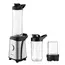 ბლენდერი Ardesto Blender for smoothies BG-F350, 350W, 2in1, bottle-600ml, bottle-300ml, coffee grinder, black+silver, 3 image - TechMall.geბლენდერი Ardesto Blender for smoothies BG-F350, 350W, 2in1, bottle-600ml, bottle-300ml, coffee grinder, black+silver, 3 image - TechMall.ge ,ბლენდერი Ardesto Blender for smoothies BG-F350, 350W, 2in1, bottle-600ml, bottle-300ml, coffee grinder, black+silver, 3 image - TechMall.ge