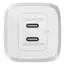 ადაპტერი Belkin Wall Charger 65W 2xUSB-C GAN PD PPS, white, 3 image - TechMall.geადაპტერი Belkin Wall Charger 65W 2xUSB-C GAN PD PPS, white, 3 image - TechMall.ge ,ადაპტერი Belkin Wall Charger 65W 2xUSB-C GAN PD PPS, white, 3 image - TechMall.ge