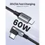 USB კაბელი UGREEN US255 (50122), 60W, Type-C to Angled Type-C Round, 0.5m, Grey, 5 image - TechMall.geUSB კაბელი UGREEN US255 (50122), 60W, Type-C to Angled Type-C Round, 0.5m, Grey, 5 image - TechMall.ge ,USB კაბელი UGREEN US255 (50122), 60W, Type-C to Angled Type-C Round, 0.5m, Grey, 5 image - TechMall.ge