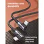 USB კაბელი UGREEN US323 (70529), 60W, Right Angle type-C to type-C Angled, 1m, Black/Grey, 2 image - TechMall.geUSB კაბელი UGREEN US323 (70529), 60W, Right Angle type-C to type-C Angled, 1m, Black/Grey, 2 image - TechMall.ge ,USB კაბელი UGREEN US323 (70529), 60W, Right Angle type-C to type-C Angled, 1m, Black/Grey, 2 image - TechMall.ge