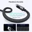USB კაბელი UGREEN Uno L509 (35501), 100W, Type-C to Type-C, 1M, Black/Grey, 4 image - TechMall.geUSB კაბელი UGREEN Uno L509 (35501), 100W, Type-C to Type-C, 1M, Black/Grey, 4 image - TechMall.ge ,USB კაბელი UGREEN Uno L509 (35501), 100W, Type-C to Type-C, 1M, Black/Grey, 4 image - TechMall.ge