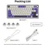 კლავიატურა Royal Kludge RK R75 RGB Mechanical Keyboard, K silver switch, Hot Swappable, Type-C wired, Blackberry, 4 image - TechMall.geკლავიატურა Royal Kludge RK R75 RGB Mechanical Keyboard, K silver switch, Hot Swappable, Type-C wired, Blackberry, 4 image - TechMall.ge ,კლავიატურა Royal Kludge RK R75 RGB Mechanical Keyboard, K silver switch, Hot Swappable, Type-C wired, Blackberry, 4 image - TechMall.ge