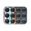მაფინების საცხობი ფორმა 12 cup muffin pan Ardesto Tasty baking, 35x26.5x3cm, carbon steel, 3 image - TechMall.geმაფინების საცხობი ფორმა 12 cup muffin pan Ardesto Tasty baking, 35x26.5x3cm, carbon steel, 3 image - TechMall.ge ,მაფინების საცხობი ფორმა 12 cup muffin pan Ardesto Tasty baking, 35x26.5x3cm, carbon steel, 3 image - TechMall.ge