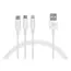 უსბ კაბელი 2E USB 3 in 1 Micro/Lightning/Type C, 5V/2.4A, White,1.2m, 3 image - TechMall.geუსბ კაბელი 2E USB 3 in 1 Micro/Lightning/Type C, 5V/2.4A, White,1.2m, 3 image - TechMall.ge ,უსბ კაბელი 2E USB 3 in 1 Micro/Lightning/Type C, 5V/2.4A, White,1.2m, 3 image - TechMall.ge