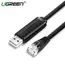 USB LAN კაბელი UGREEN CM204 (50773) USB to RJ45 Console RS232 Cable Serial Adapter for Router 1.5m USB RJ 45 8P8C Console Converter USB Cable - TechMall.geUSB LAN კაბელი UGREEN CM204 (50773) USB to RJ45 Console RS232 Cable Serial Adapter for Router 1.5m USB RJ 45 8P8C Console Converter USB Cable - TechMall.ge ,USB LAN კაბელი UGREEN CM204 (50773) USB to RJ45 Console RS232 Cable Serial Adapter for Router 1.5m USB RJ 45 8P8C Console Converter USB Cable - TechMall.ge