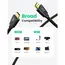 HDMI კაბელი UGREEN HD118 (40410) High-End HDMI Cable with Nylon Braid 2m (Black), 5 image - TechMall.geHDMI კაბელი UGREEN HD118 (40410) High-End HDMI Cable with Nylon Braid 2m (Black), 5 image - TechMall.ge ,HDMI კაბელი UGREEN HD118 (40410) High-End HDMI Cable with Nylon Braid 2m (Black), 5 image - TechMall.ge