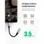 აუდიო ადაპტერი UGREEN USB-C to 3.5mm M/F Cable Aluminum Shell with Braided 10cm (Space Gray), 4 image - TechMall.geაუდიო ადაპტერი UGREEN USB-C to 3.5mm M/F Cable Aluminum Shell with Braided 10cm (Space Gray), 4 image - TechMall.ge ,აუდიო ადაპტერი UGREEN USB-C to 3.5mm M/F Cable Aluminum Shell with Braided 10cm (Space Gray), 4 image - TechMall.ge