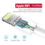მობილურის დამტენი Ugreen US155 (20728) USB Cable for iPhone Xs Max XR 2.4A MFi Lightning USB Fast Charging Cable for iPhone X 8 7 Mobile Phone USB Charger Cord, 3 image - TechMall.geმობილურის დამტენი Ugreen US155 (20728) USB Cable for iPhone Xs Max XR 2.4A MFi Lightning USB Fast Charging Cable for iPhone X 8 7 Mobile Phone USB Charger Cord, 3 image - TechMall.ge ,მობილურის დამტენი Ugreen US155 (20728) USB Cable for iPhone Xs Max XR 2.4A MFi Lightning USB Fast Charging Cable for iPhone X 8 7 Mobile Phone USB Charger Cord, 3 image - TechMall.ge